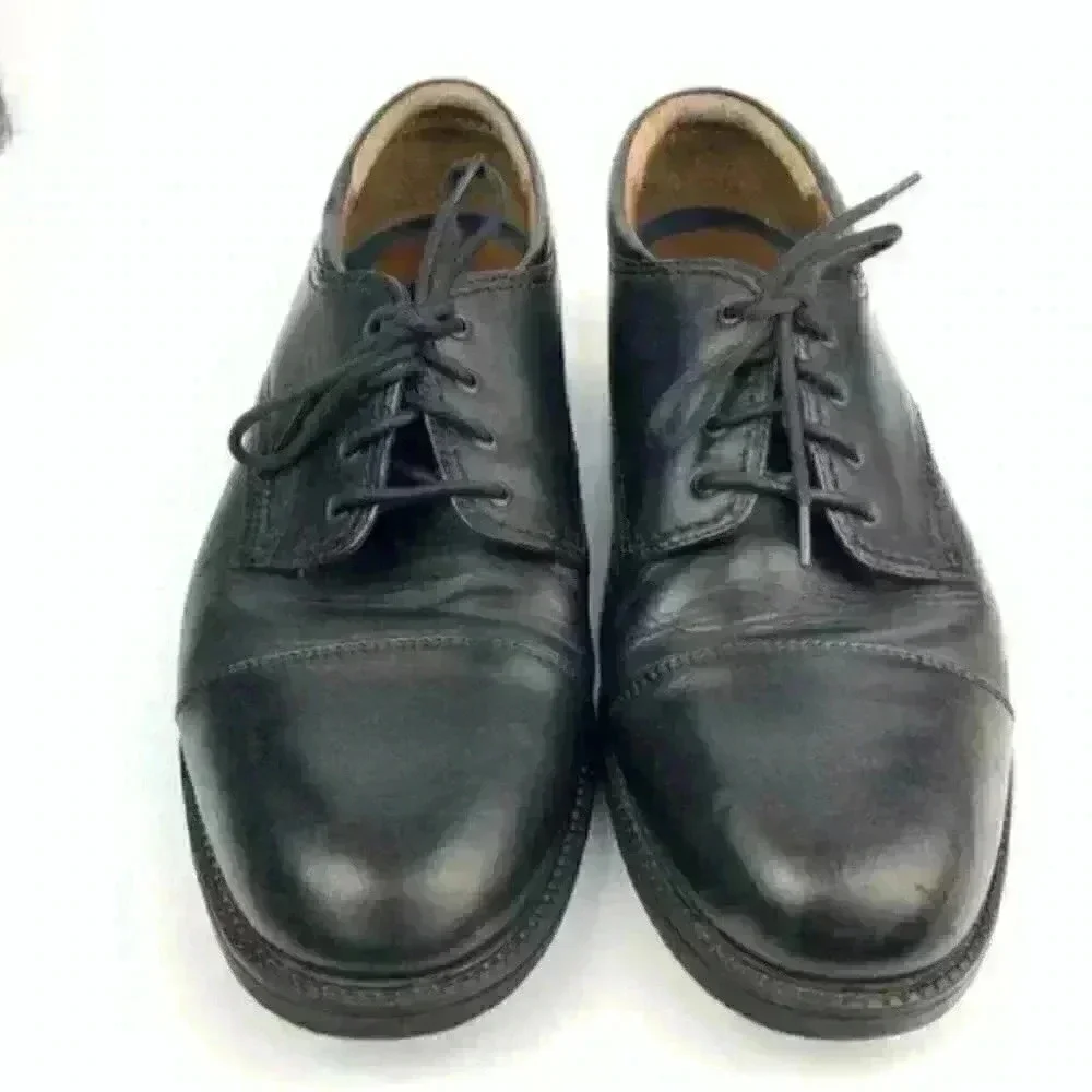 Dockers oxford size 13 M black leather Cap toe